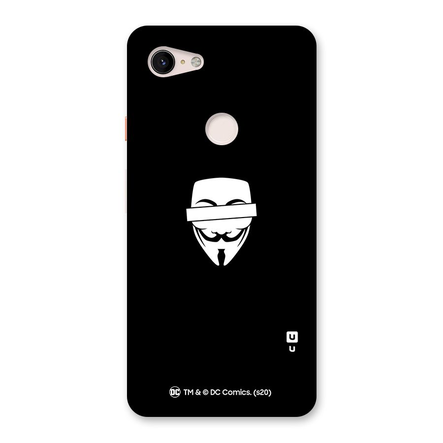 Vendetta Minimal Mask Back Case for Google Pixel 3 XL