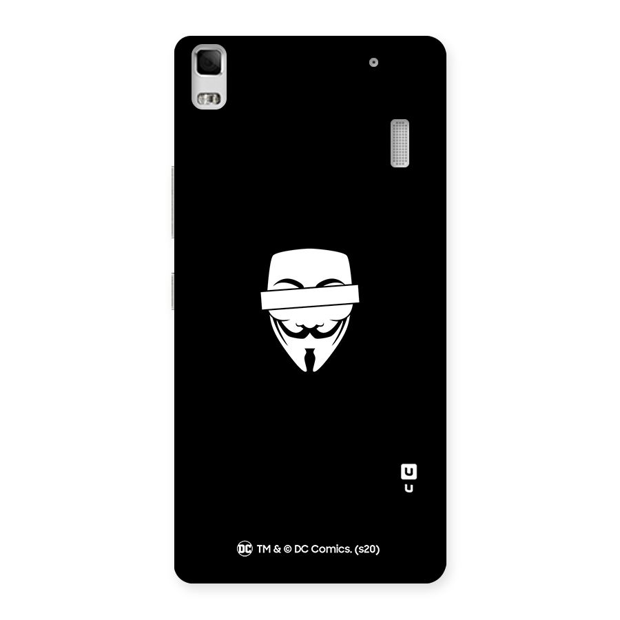 Vendetta Minimal Mask Back Case for Lenovo K3 Note
