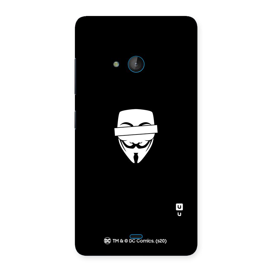 Vendetta Minimal Mask Back Case for Lumia 540