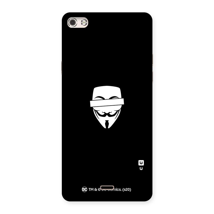 Vendetta Minimal Mask Back Case for Micromax Canvas Silver 5