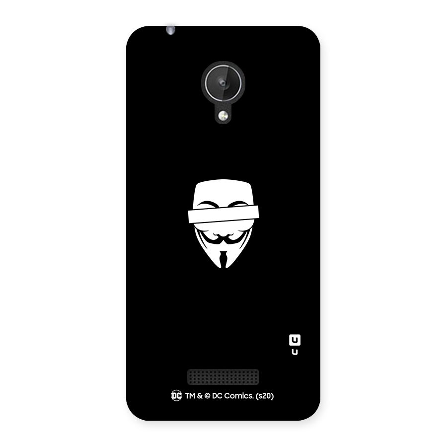 Vendetta Minimal Mask Back Case for Micromax Canvas Spark Q380