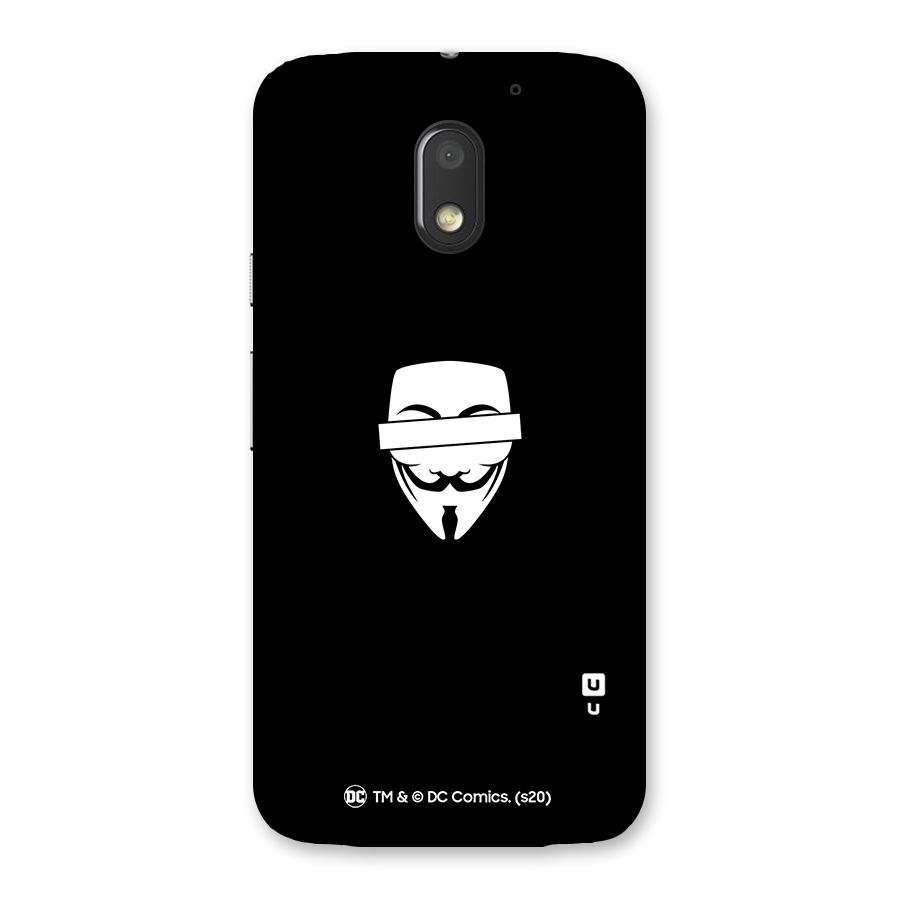 Vendetta Minimal Mask Back Case for Moto E3 Power