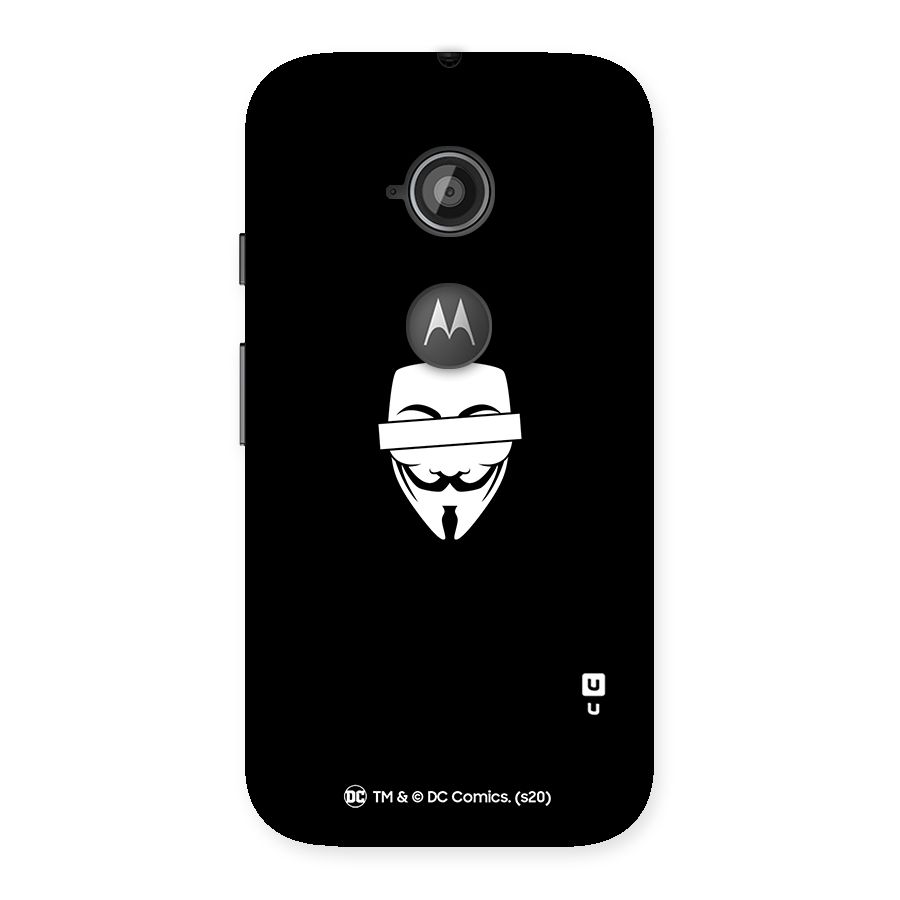 Vendetta Minimal Mask Back Case for Moto E 2nd Gen