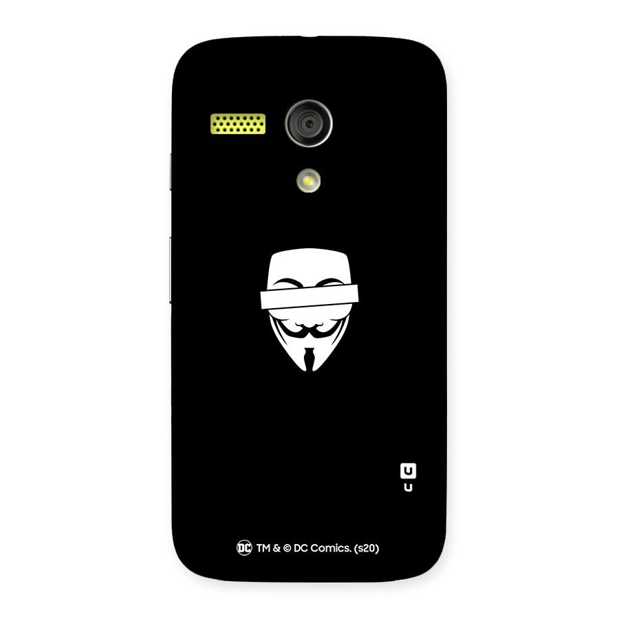 Vendetta Minimal Mask Back Case for Moto G