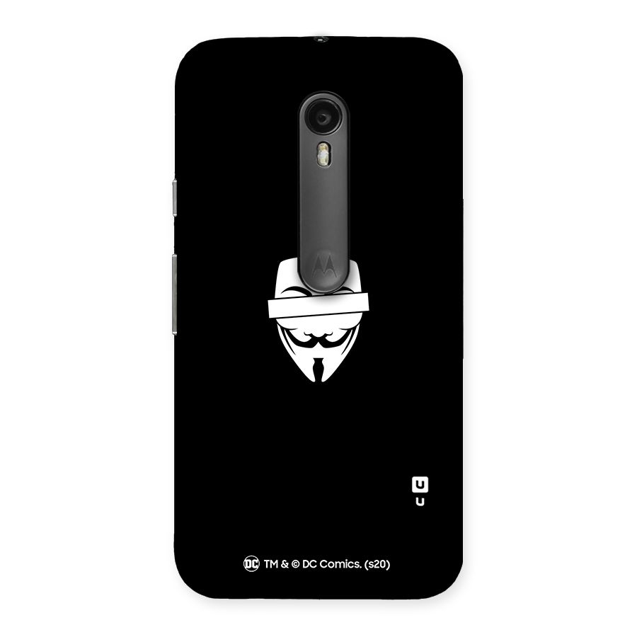 Vendetta Minimal Mask Back Case for Moto G3