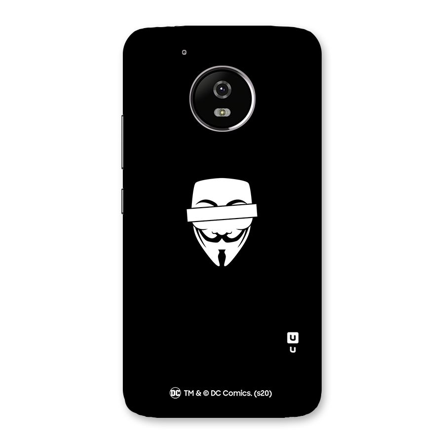 Vendetta Minimal Mask Back Case for Moto G5