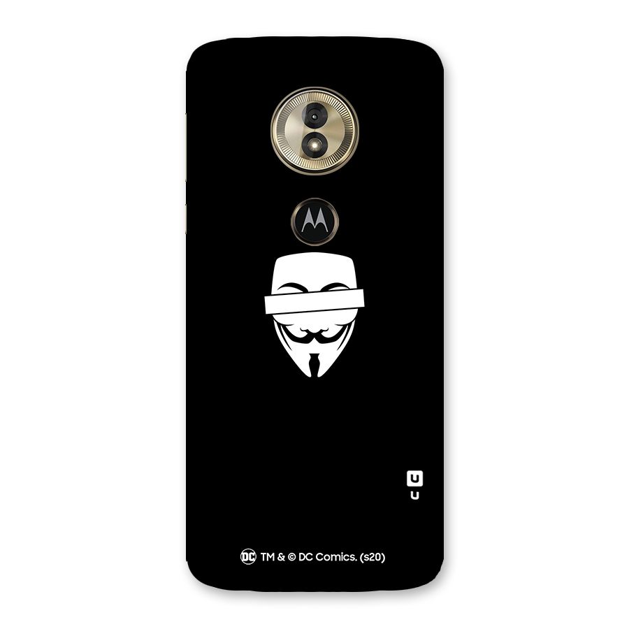 Vendetta Minimal Mask Back Case for Moto G6 Play