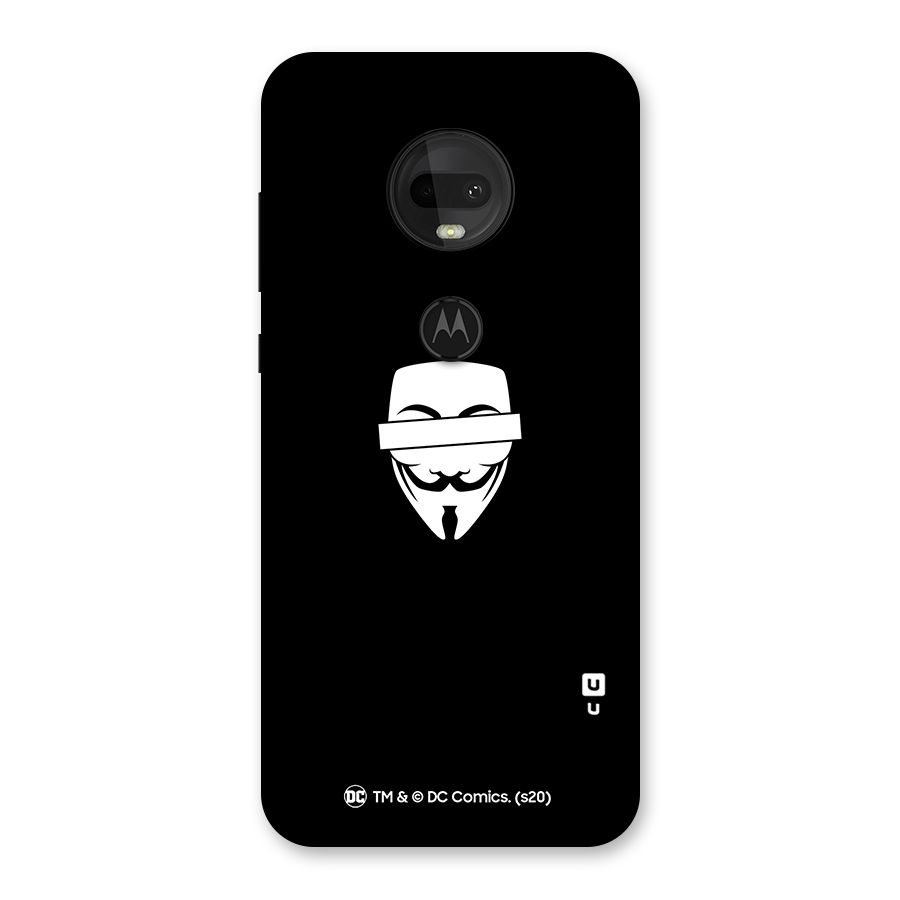Vendetta Minimal Mask Back Case for Moto G7