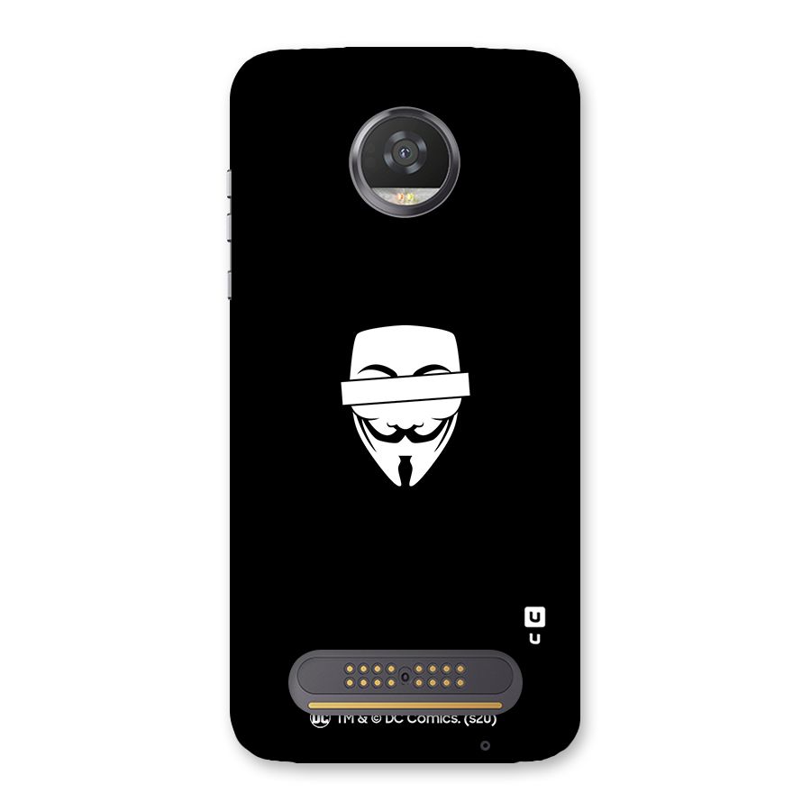 Vendetta Minimal Mask Back Case for Moto Z2 Play