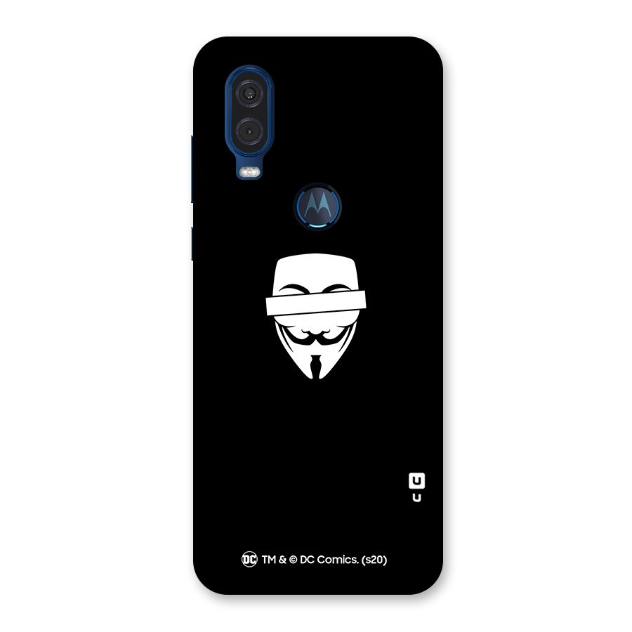 Vendetta Minimal Mask Back Case for Motorola One Vision