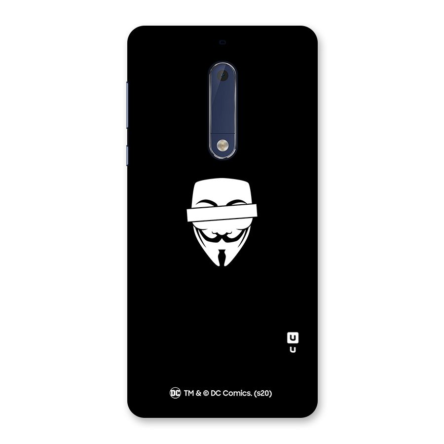 Vendetta Minimal Mask Back Case for Nokia 5