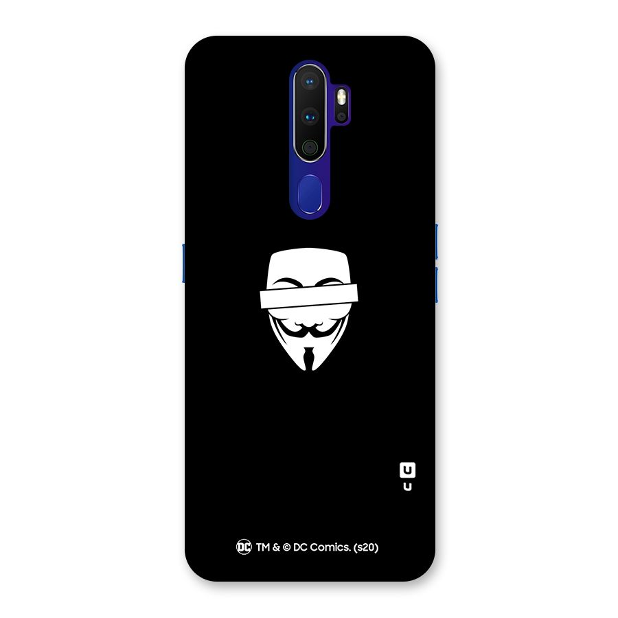 Vendetta Minimal Mask Back Case for Oppo A9 (2020)