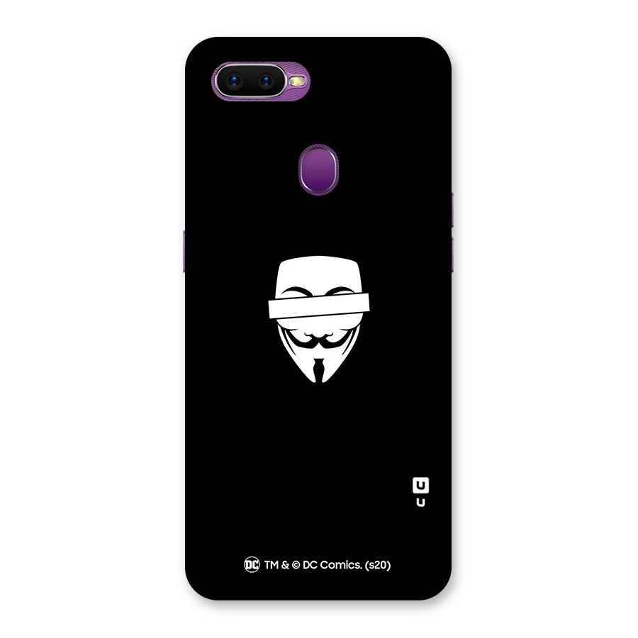 Vendetta Minimal Mask Back Case for Oppo F9