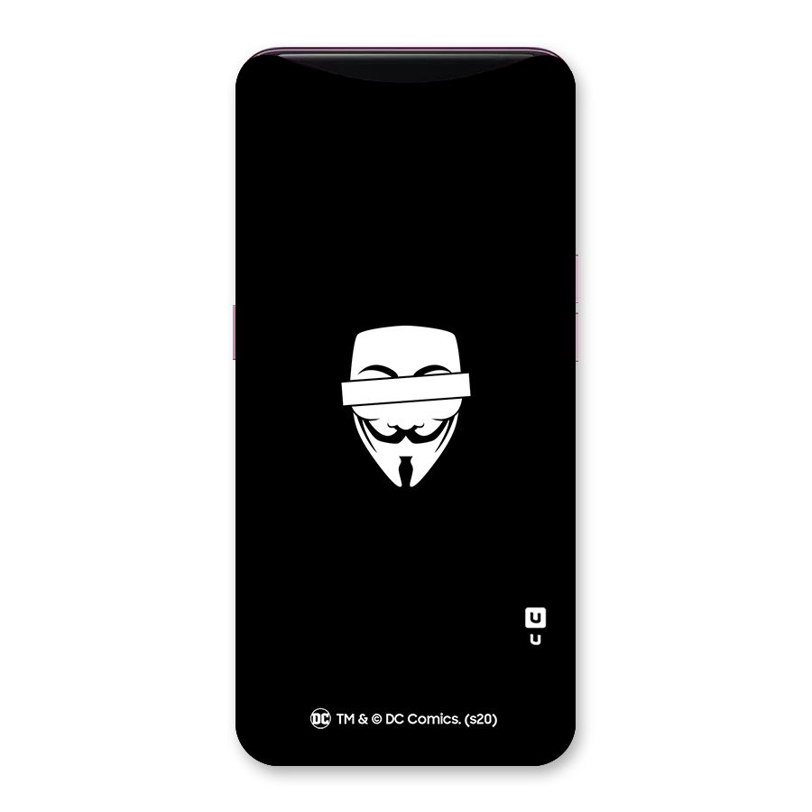 Vendetta Minimal Mask Back Case for Oppo Find X