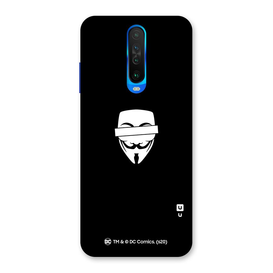 Vendetta Minimal Mask Back Case for Poco X2