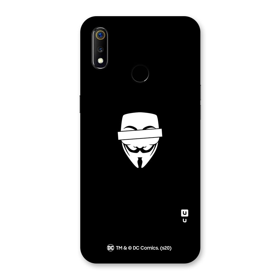 Vendetta Minimal Mask Back Case for Realme 3