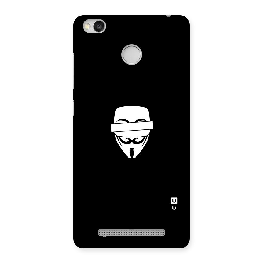 Vendetta Minimal Mask Back Case for Redmi 3S Prime