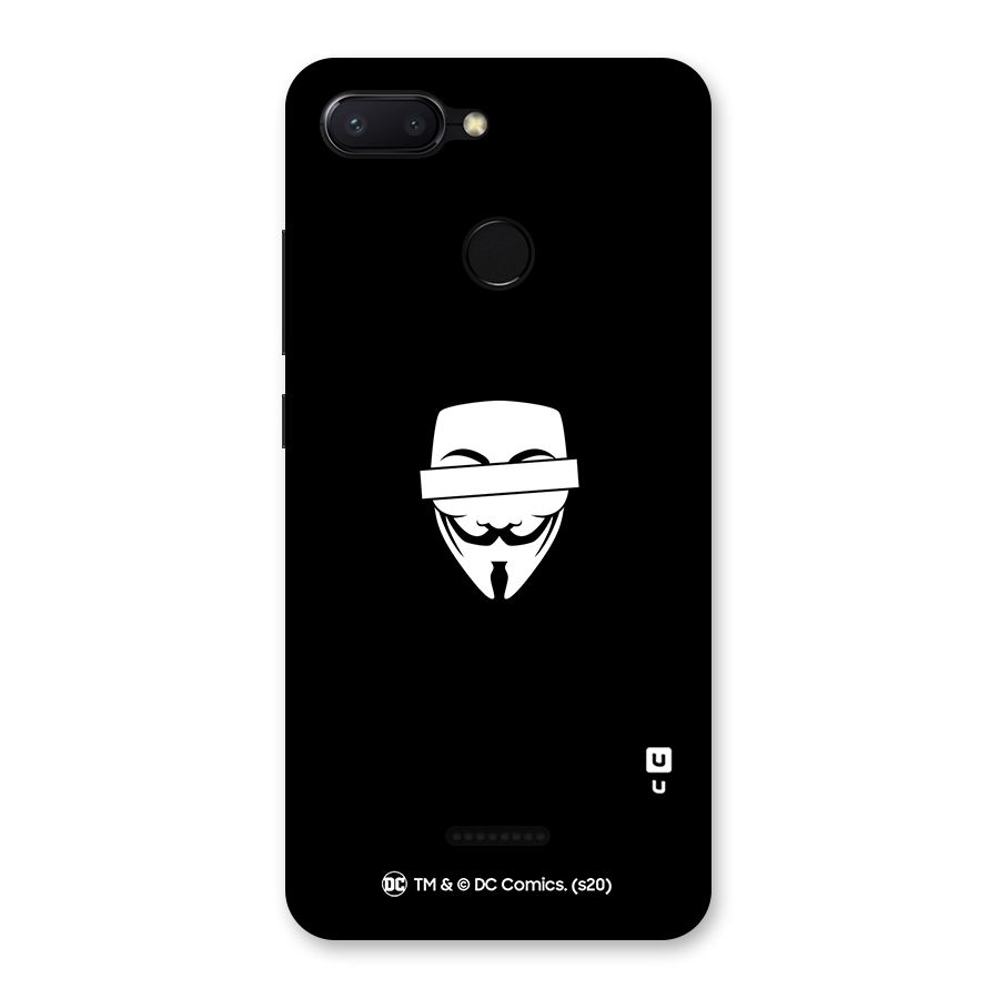 Vendetta Minimal Mask Back Case for Redmi 6