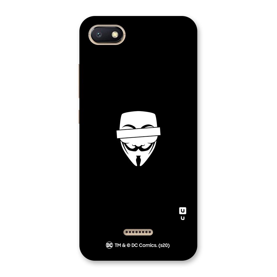 Vendetta Minimal Mask Back Case for Redmi 6A