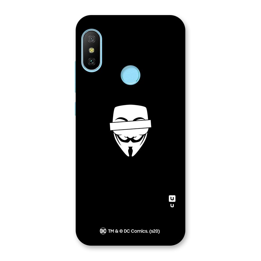 Vendetta Minimal Mask Back Case for Redmi 6 Pro