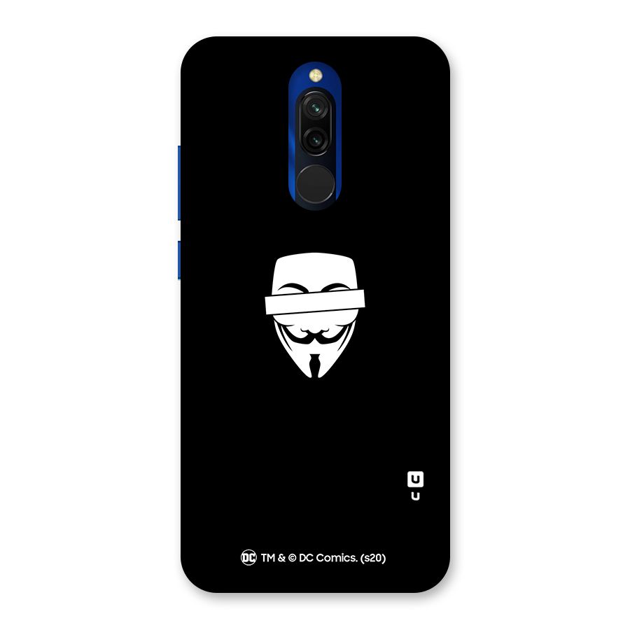 Vendetta Minimal Mask Back Case for Redmi 8