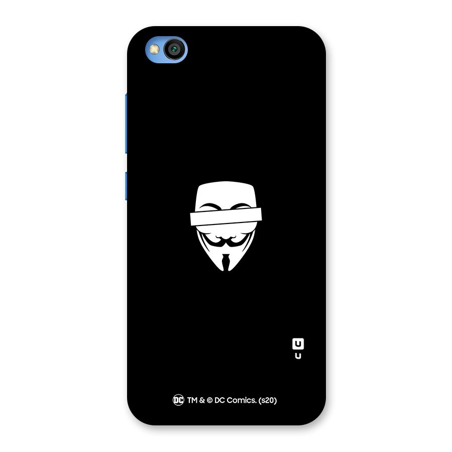 Vendetta Minimal Mask Back Case for Redmi Go