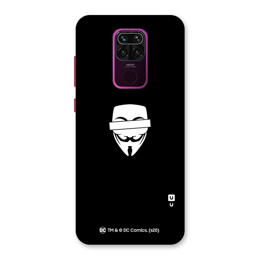 Vendetta Minimal Mask Back Case for Redmi Note 9