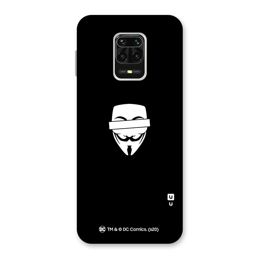Vendetta Minimal Mask Back Case for Redmi Note 9 Pro