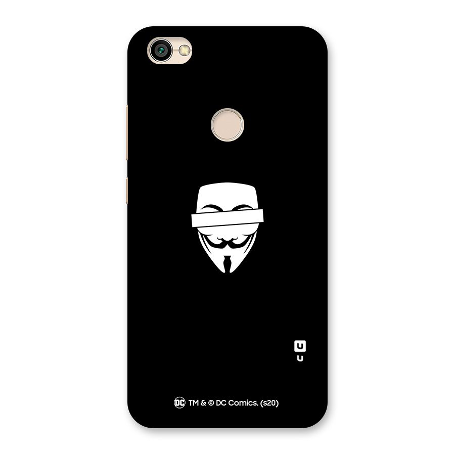 Vendetta Minimal Mask Back Case for Redmi Y1 2017