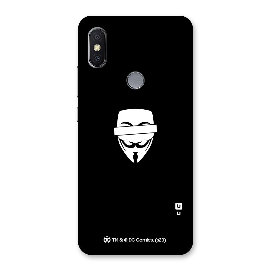 Vendetta Minimal Mask Back Case for Redmi Y2