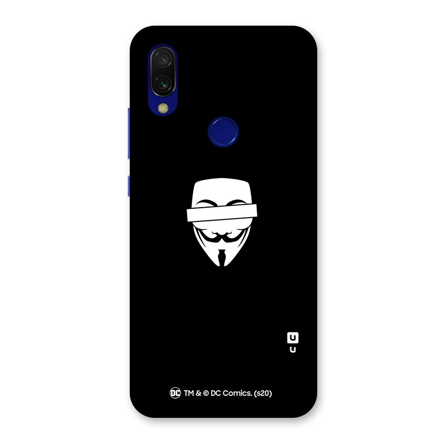 Vendetta Minimal Mask Back Case for Redmi Y3
