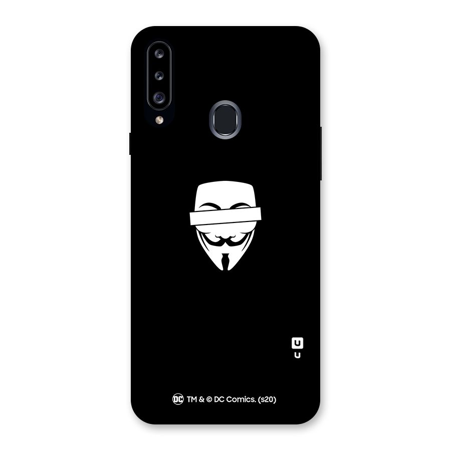 Vendetta Minimal Mask Back Case for Samsung Galaxy A20s