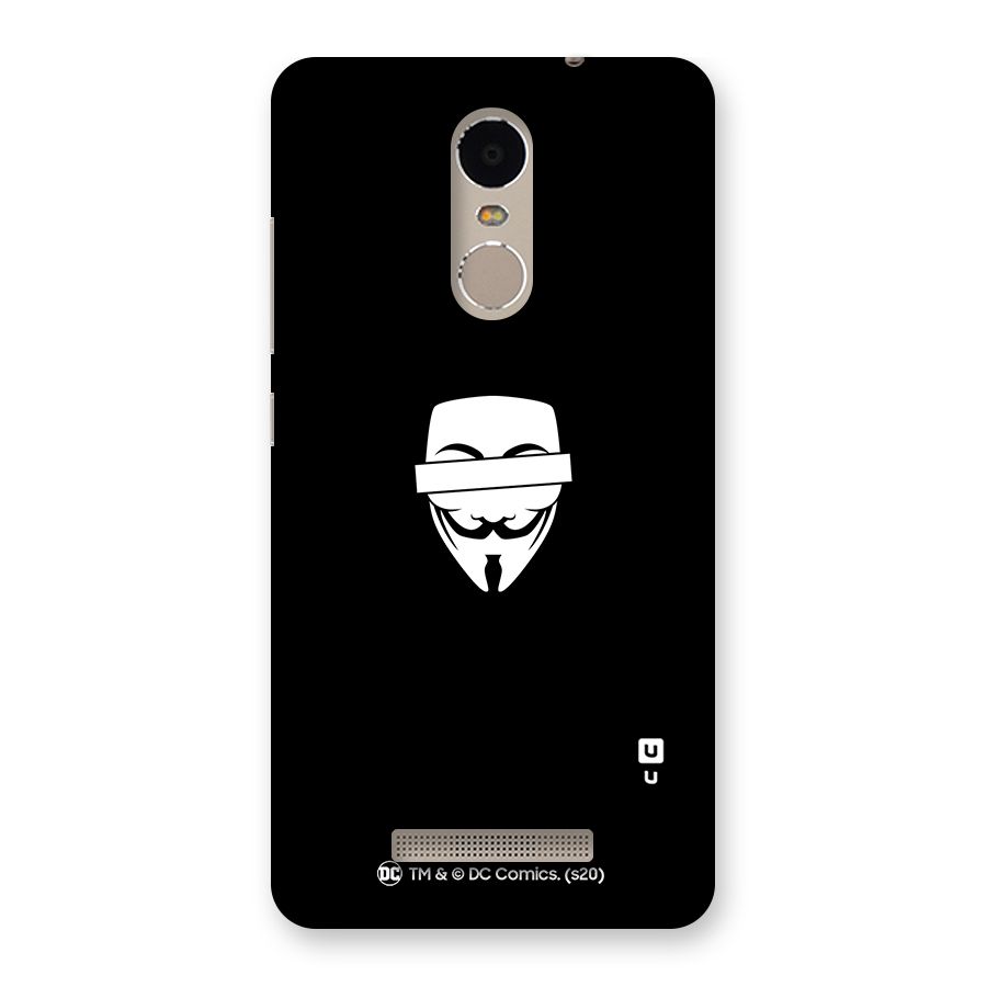 Vendetta Minimal Mask Back Case for Xiaomi Redmi Note 3