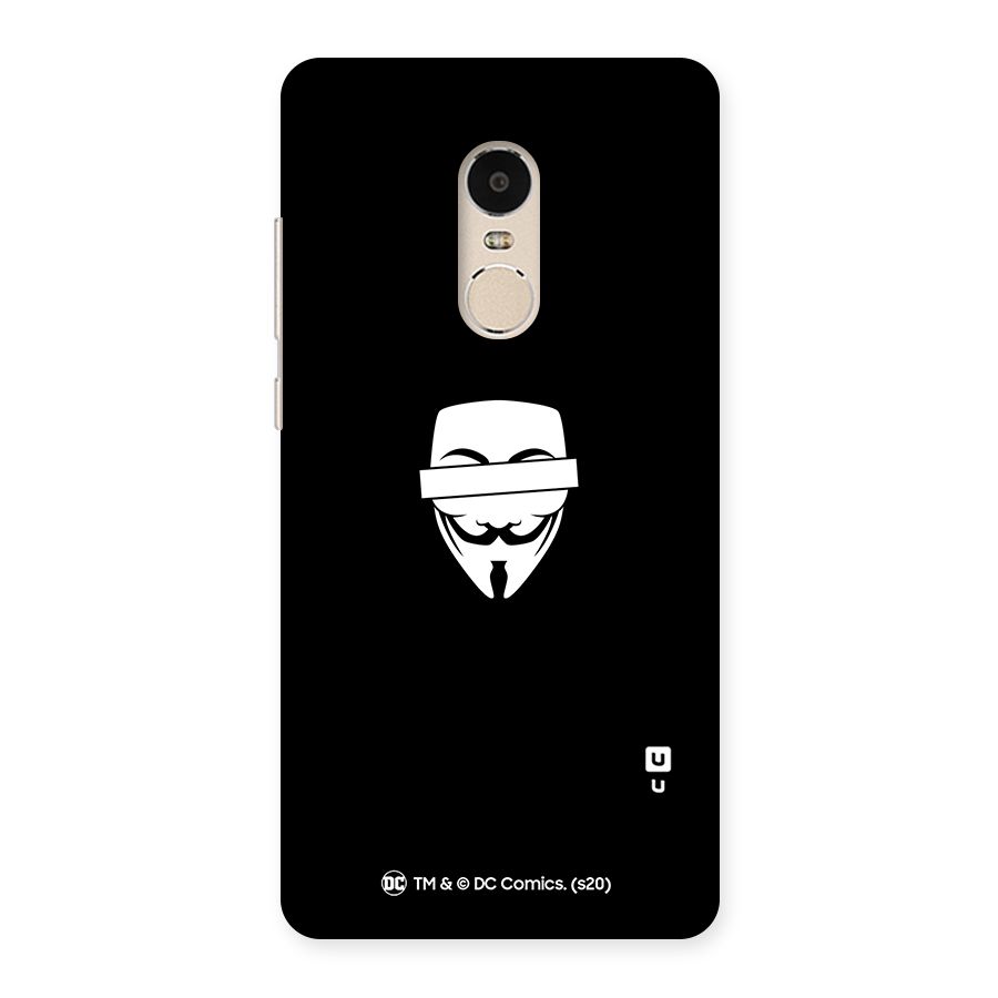 Vendetta Minimal Mask Back Case for Xiaomi Redmi Note 4