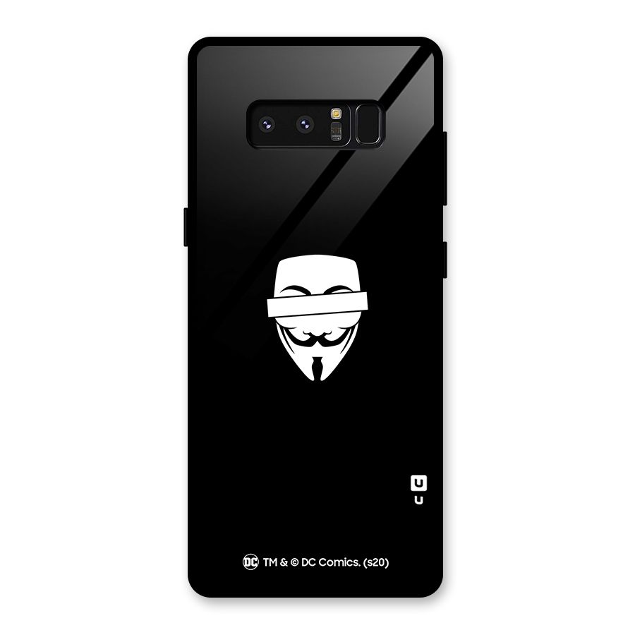 Vendetta Minimal Mask Glass Back Case for Galaxy Note 8