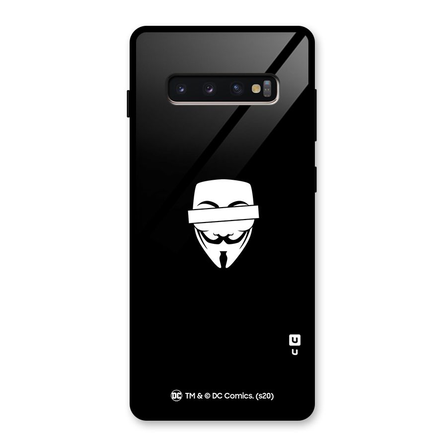 Vendetta Minimal Mask Glass Back Case for Galaxy S10 Plus