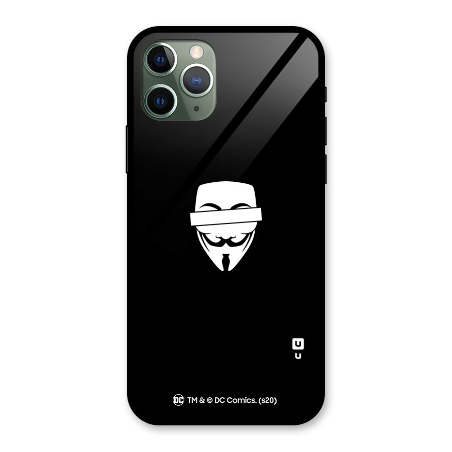 Vendetta Minimal Mask Glass Back Case for iPhone 11 Pro