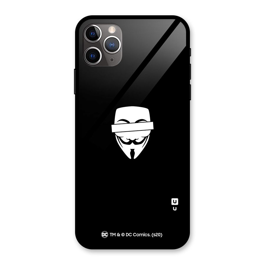 Vendetta Minimal Mask Glass Back Case for iPhone 11 Pro Max