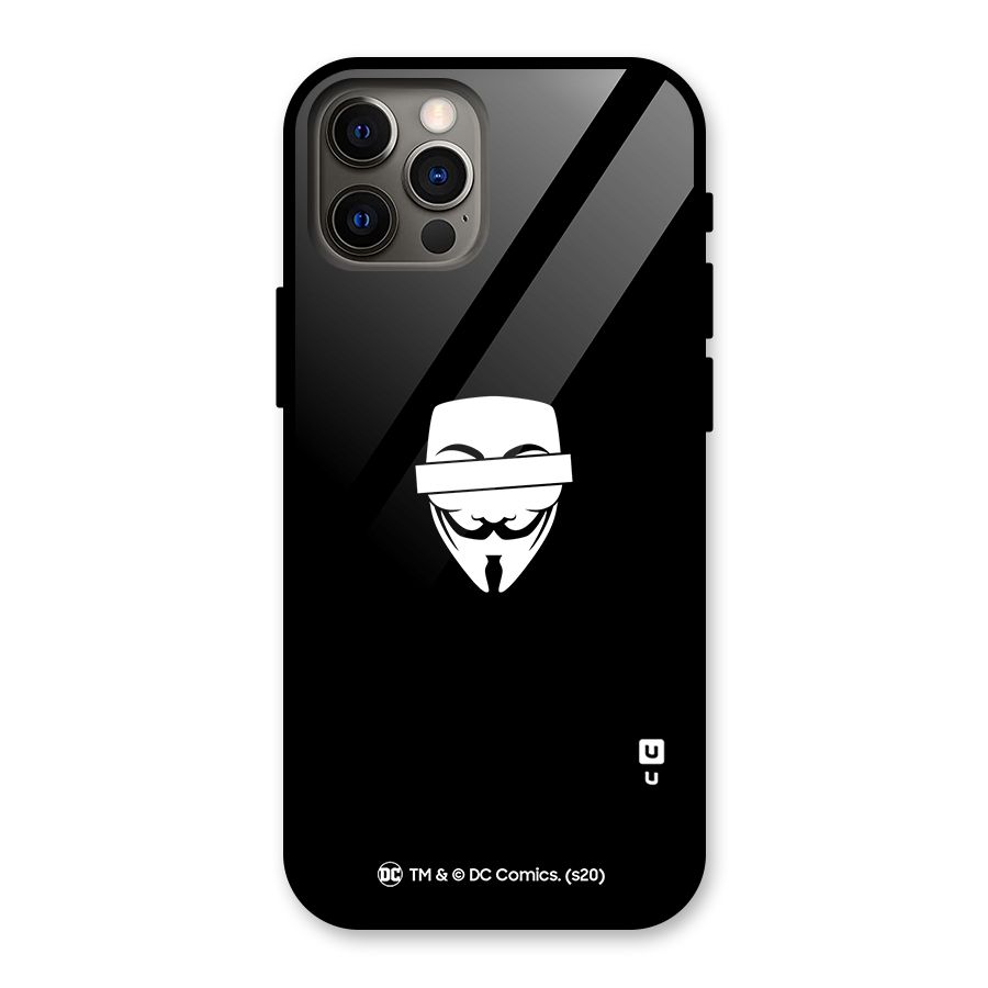 Vendetta Minimal Mask Glass Back Case for iPhone 12 Pro