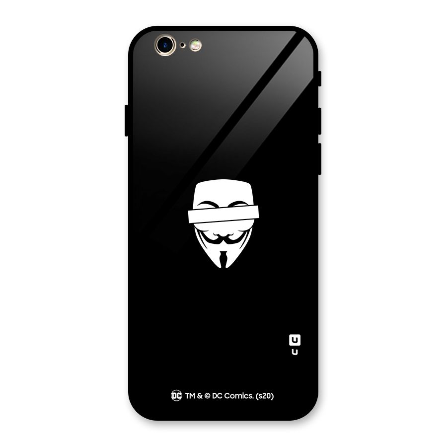 Vendetta Minimal Mask Glass Back Case for iPhone 6 6S
