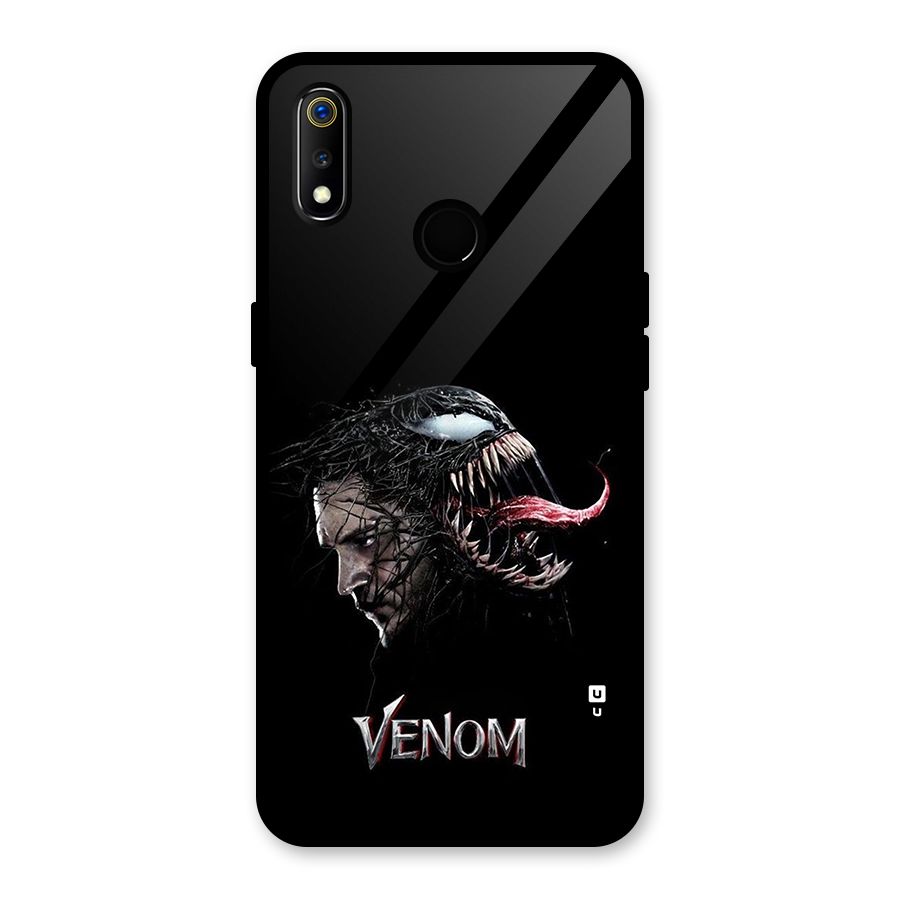 Venom Rage Glass Back Case for Realme 3i