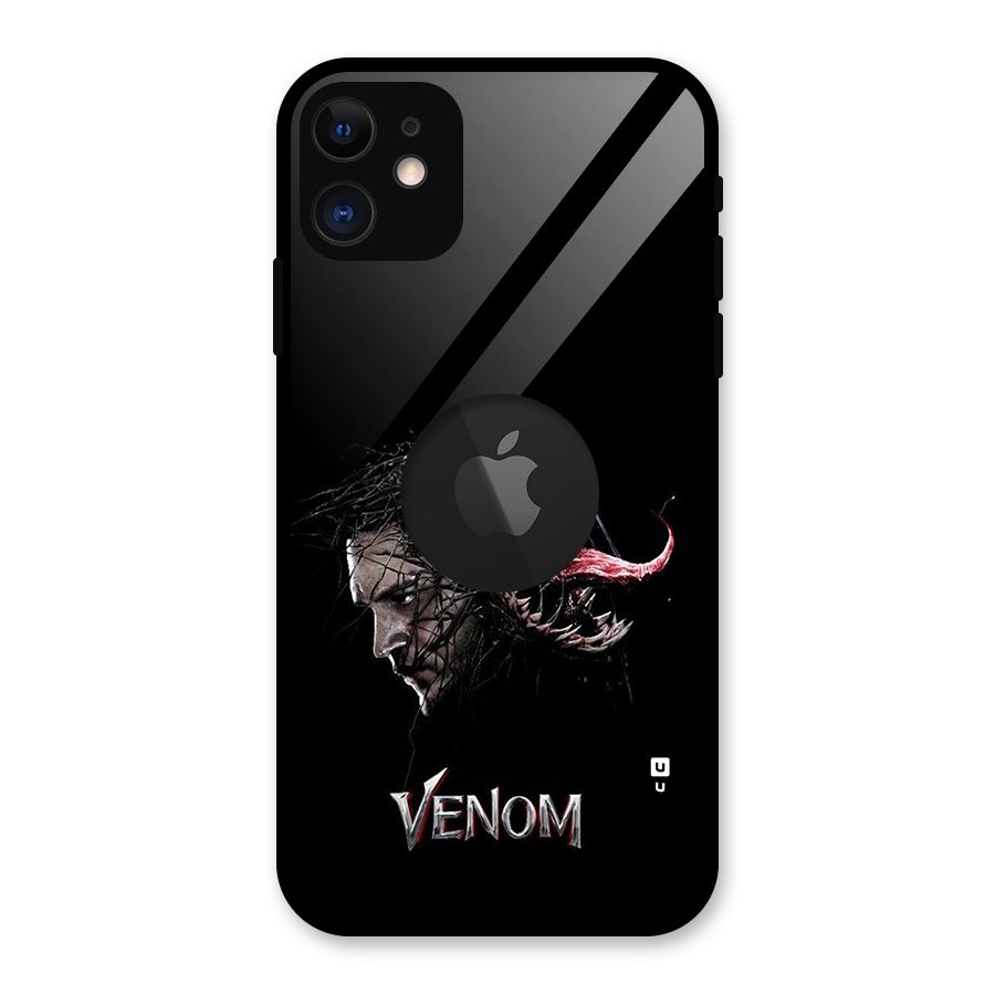 Venom Rage Glass Back Case for iPhone 11 Logo Cut
