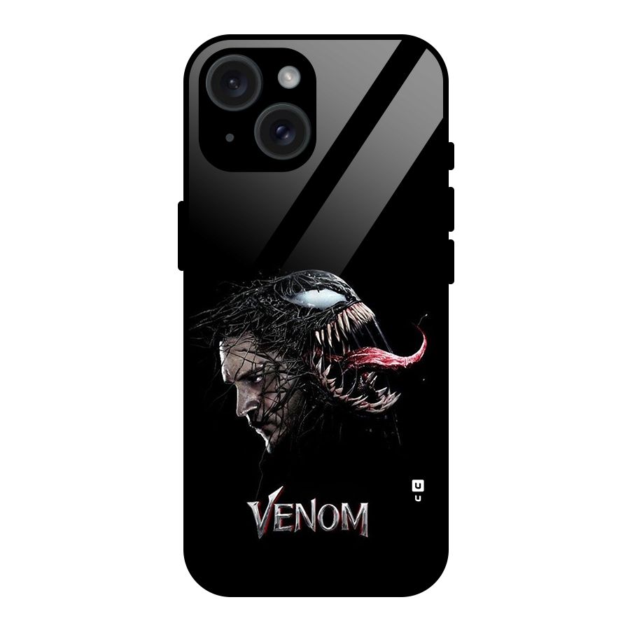 Venom Rage Glass Back Case for iPhone 15