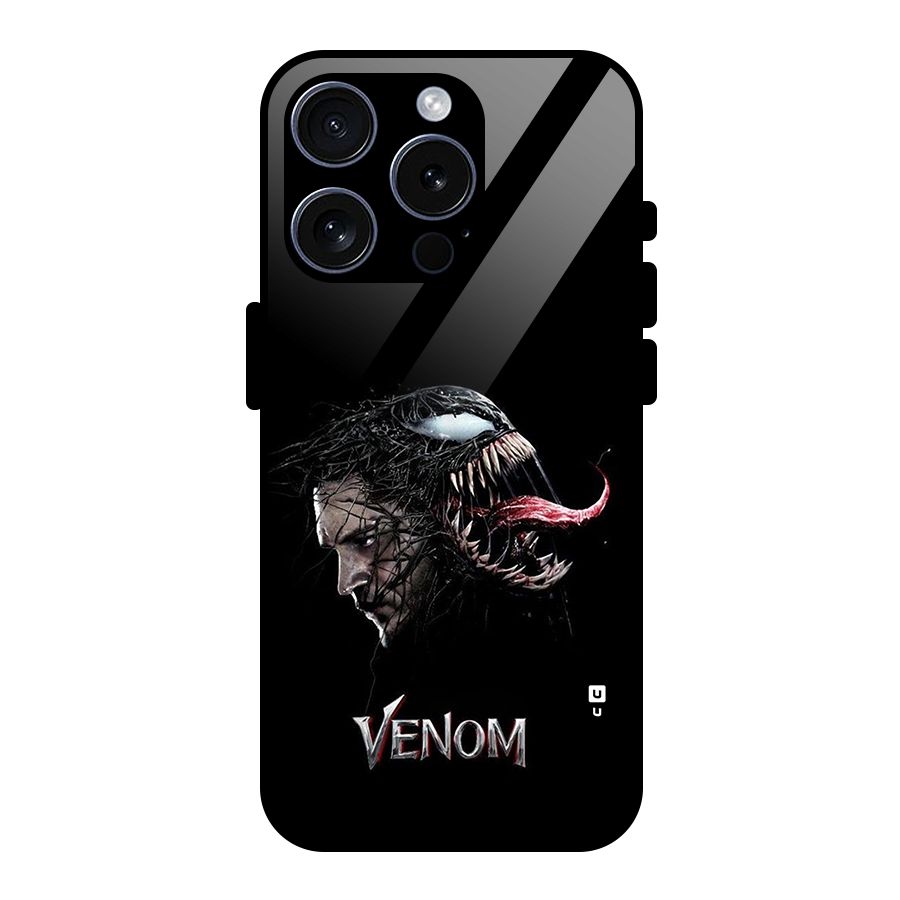 Venom Rage Glass Back Case for iPhone 15 Pro