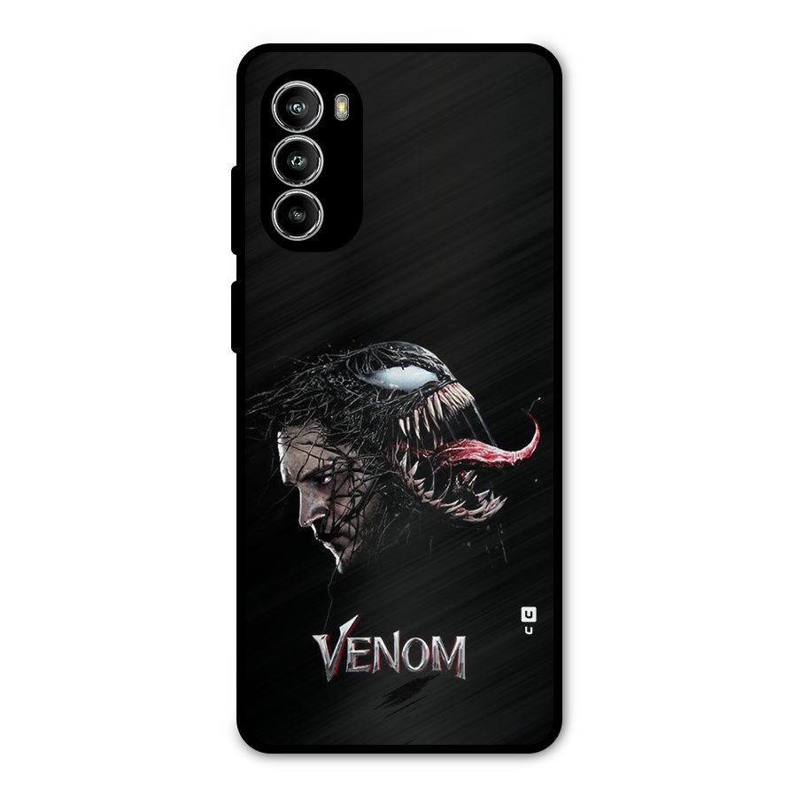 Venom Rage Metal Back Case for Moto G52