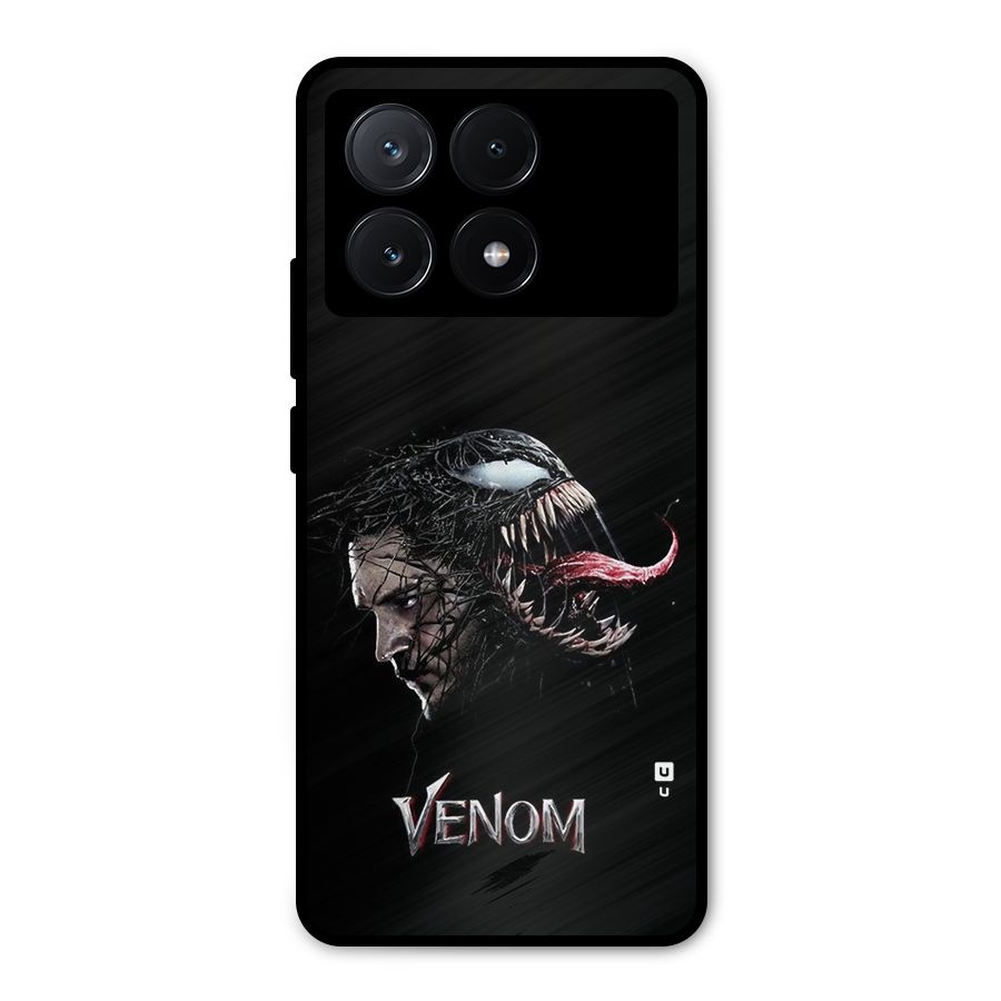 Venom Rage Metal Back Case for Poco X6 Pro