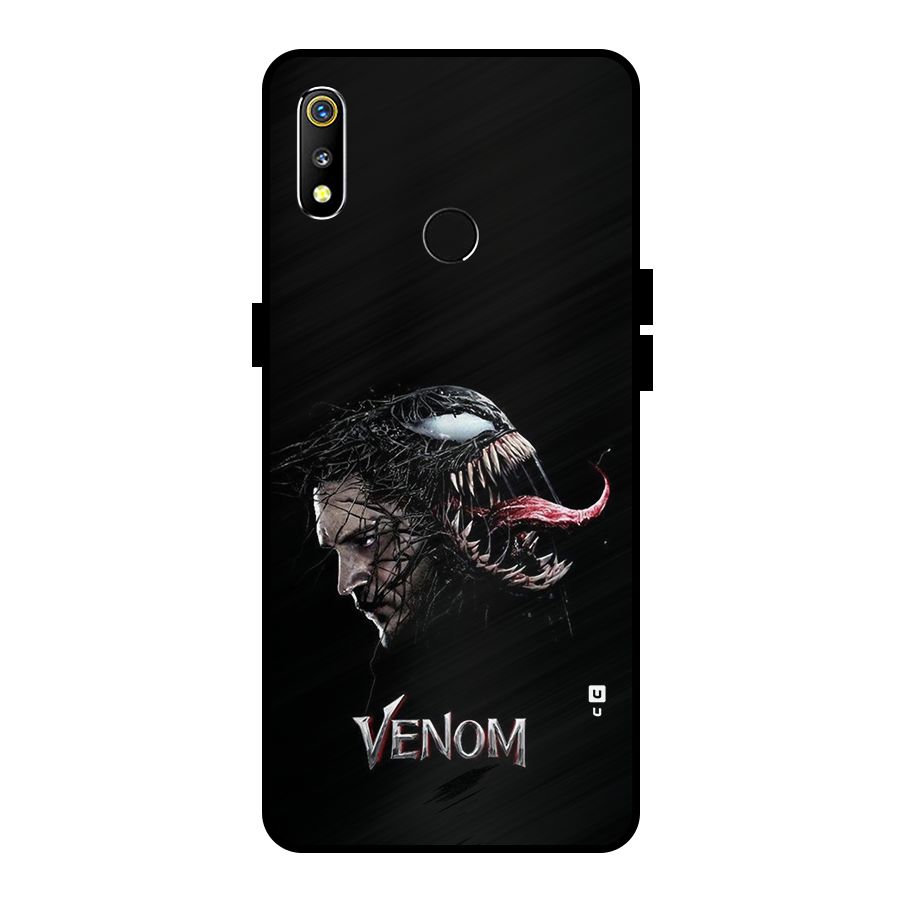 Venom Rage Metal Back Case for Realme 3i