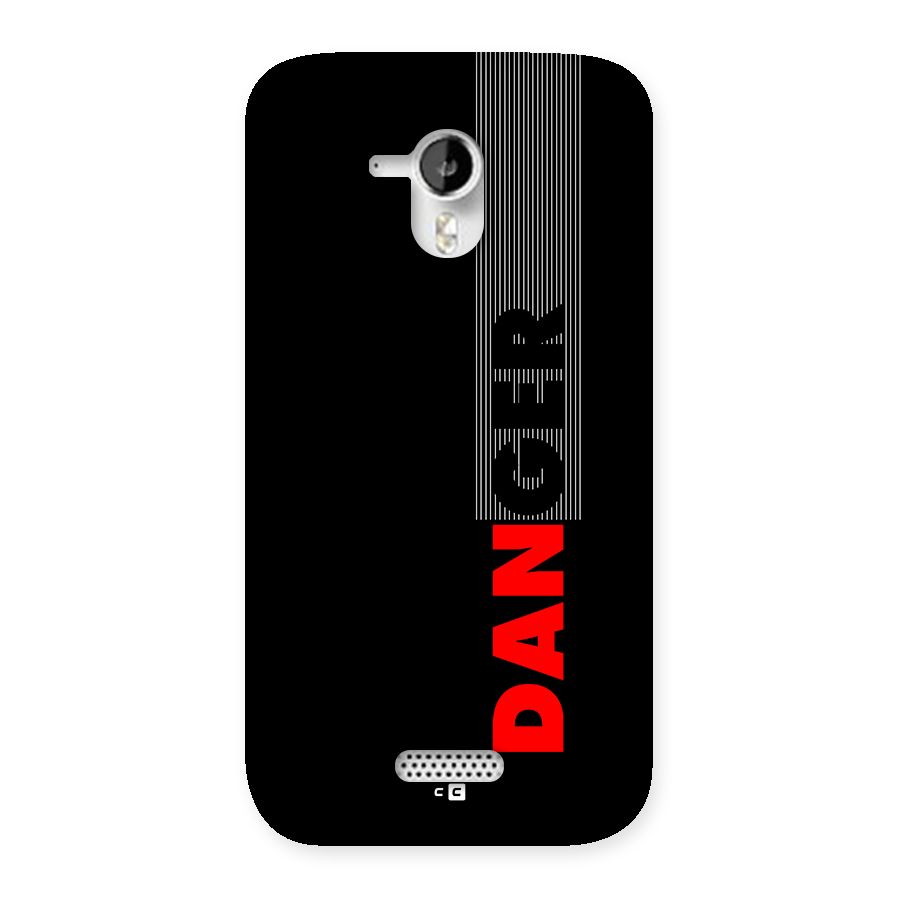 Vertical Danger Back Case for Canvas HD A116