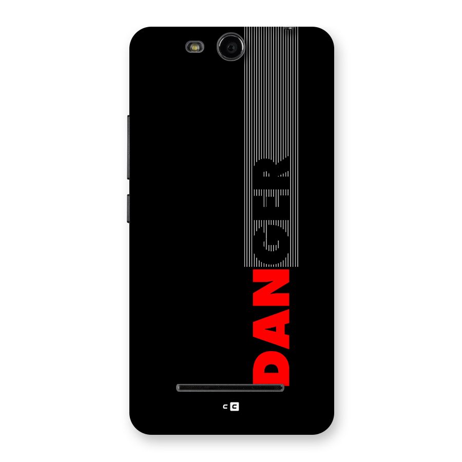 Vertical Danger Back Case for Canvas Juice 3 Q392