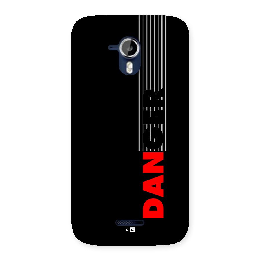 Vertical Danger Back Case for Canvas Magnus A117